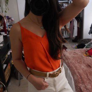Uniqlo Bright Orange Tank Top